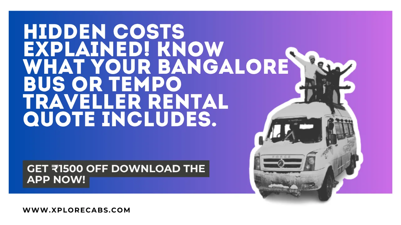 Toll plaza on a highway out of Bangalore with a group vehicle, illustrating tolls and permit charges in a quote