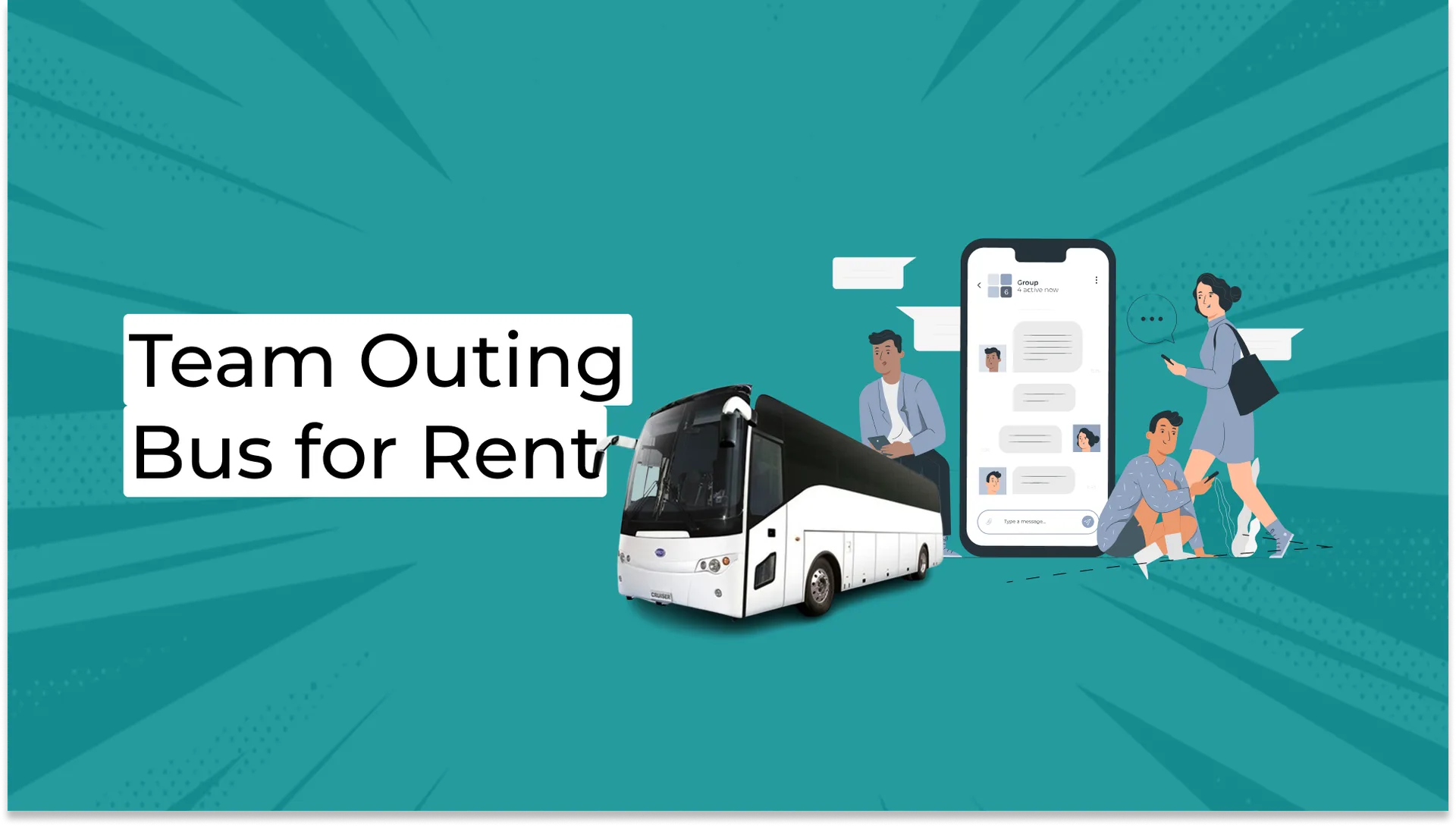 Bus rental for team outings, corporate offsites and resort trips