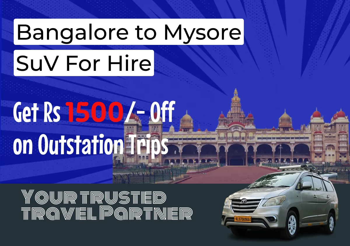 6 Seater Innova Crysta for Rent from Bangalore to Mysore Get 1500 Off