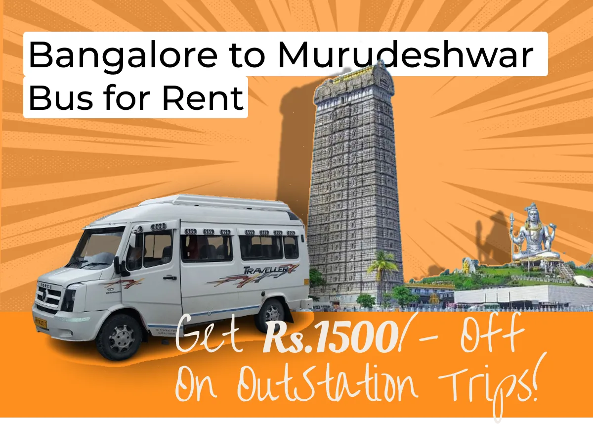 hire tempo traveller from bangalore to murudeshwar