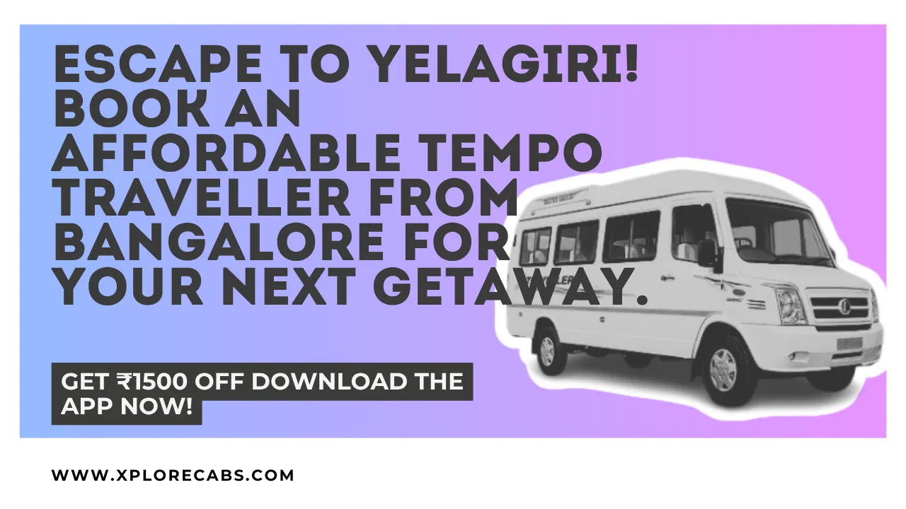 Tempo traveller climbing the hairpin bends of the Yelagiri ghat road in Tamil Nadu